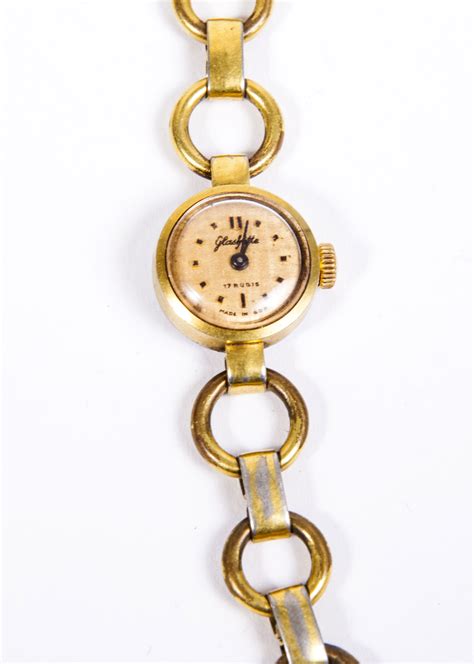 glashütte 17 rubis damenuhr